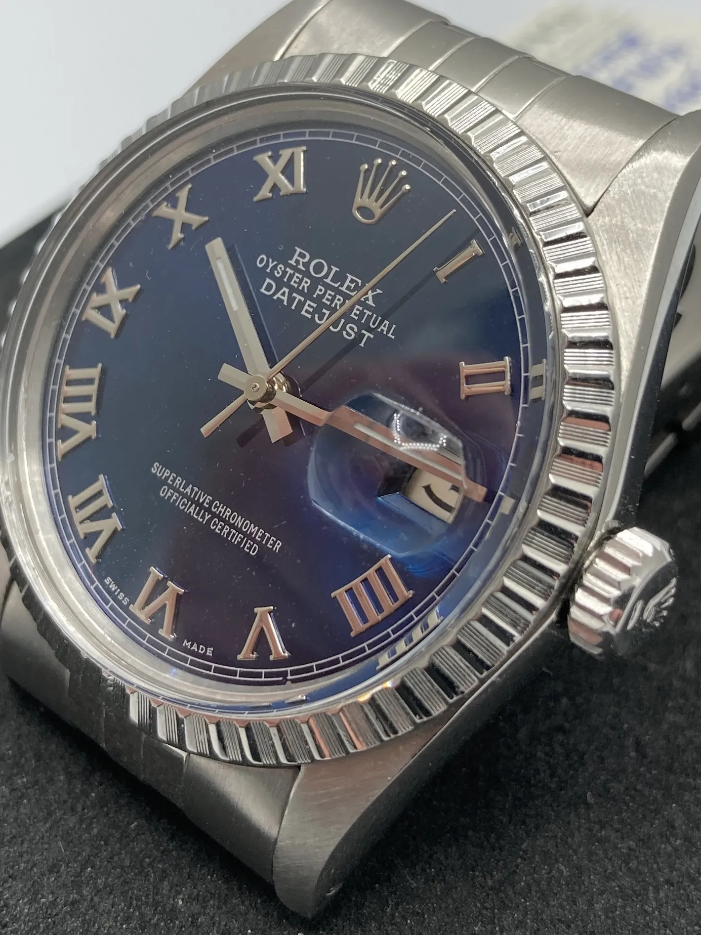 Rolex Datejust 36 16030 36mm Stainless steel Blue 5