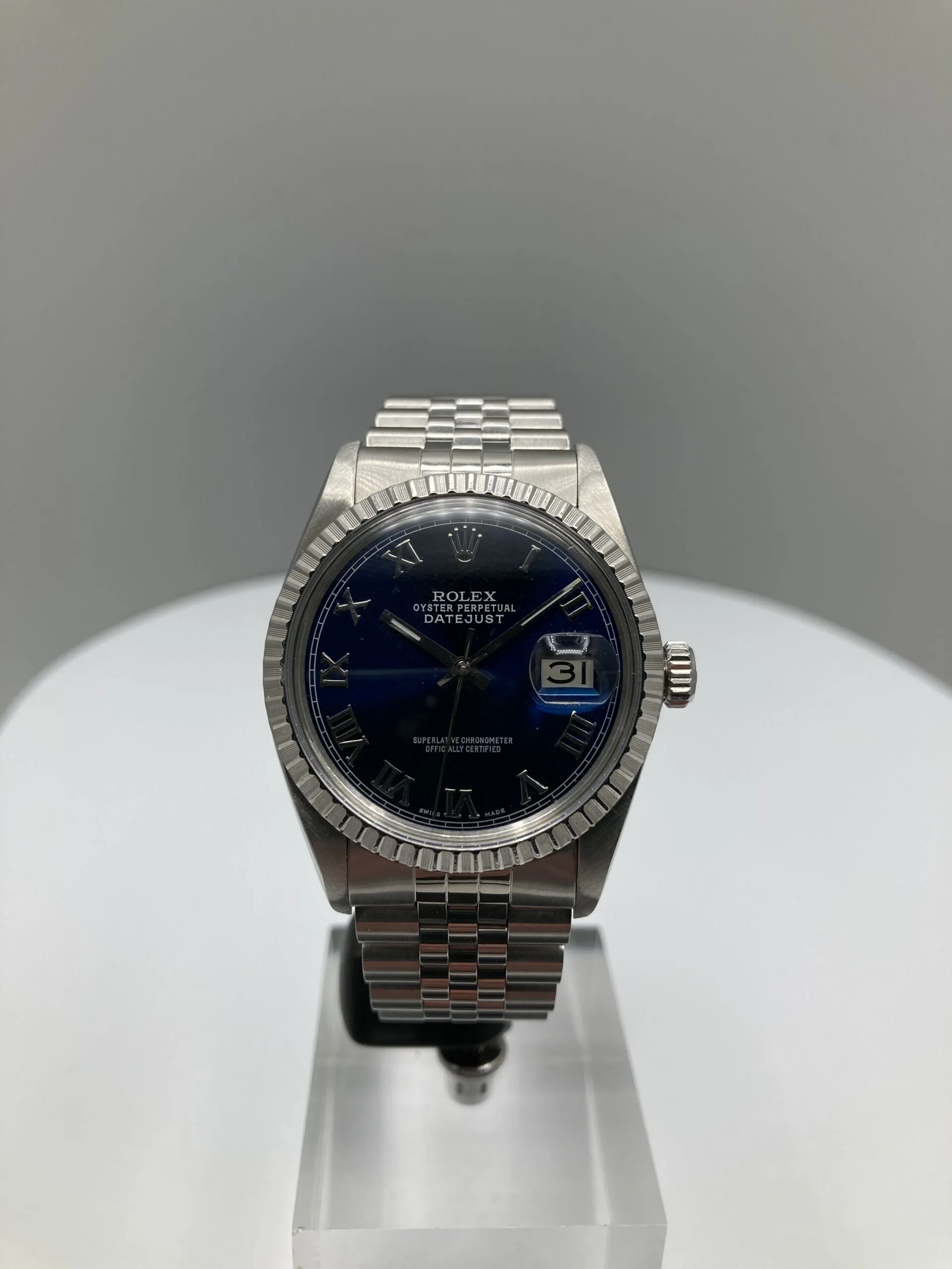 Rolex Datejust 36 16030 36mm Stainless steel Blue 9