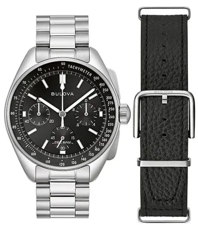 Bulova Lunar Pilot 96K111 Stainless steel Black