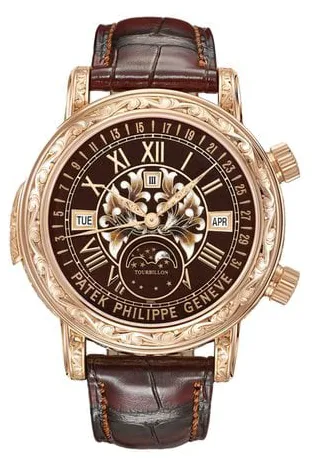 Patek Philippe Sky Moon Tourbillon 6002R-001 44mm Brown