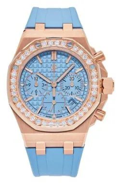 Audemars Piguet Royal Oak Offshore 26231OR.ZZ.A085CA.01 37mm Rose gold Light blue