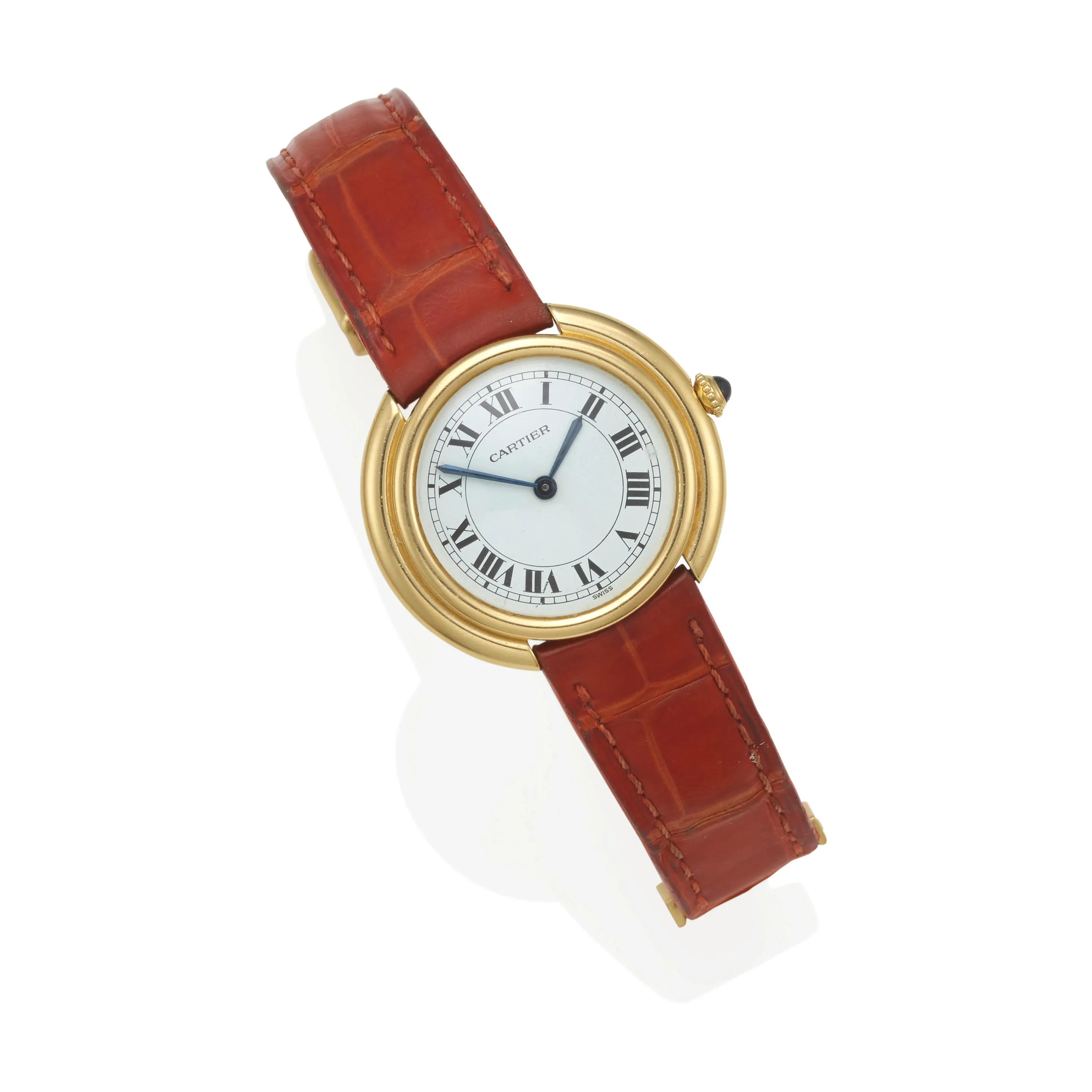 Cartier Vendôme 32mm Yellow gold White