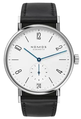 NOMOS Tangomat Datum 602 38.5mm Stainless steel White