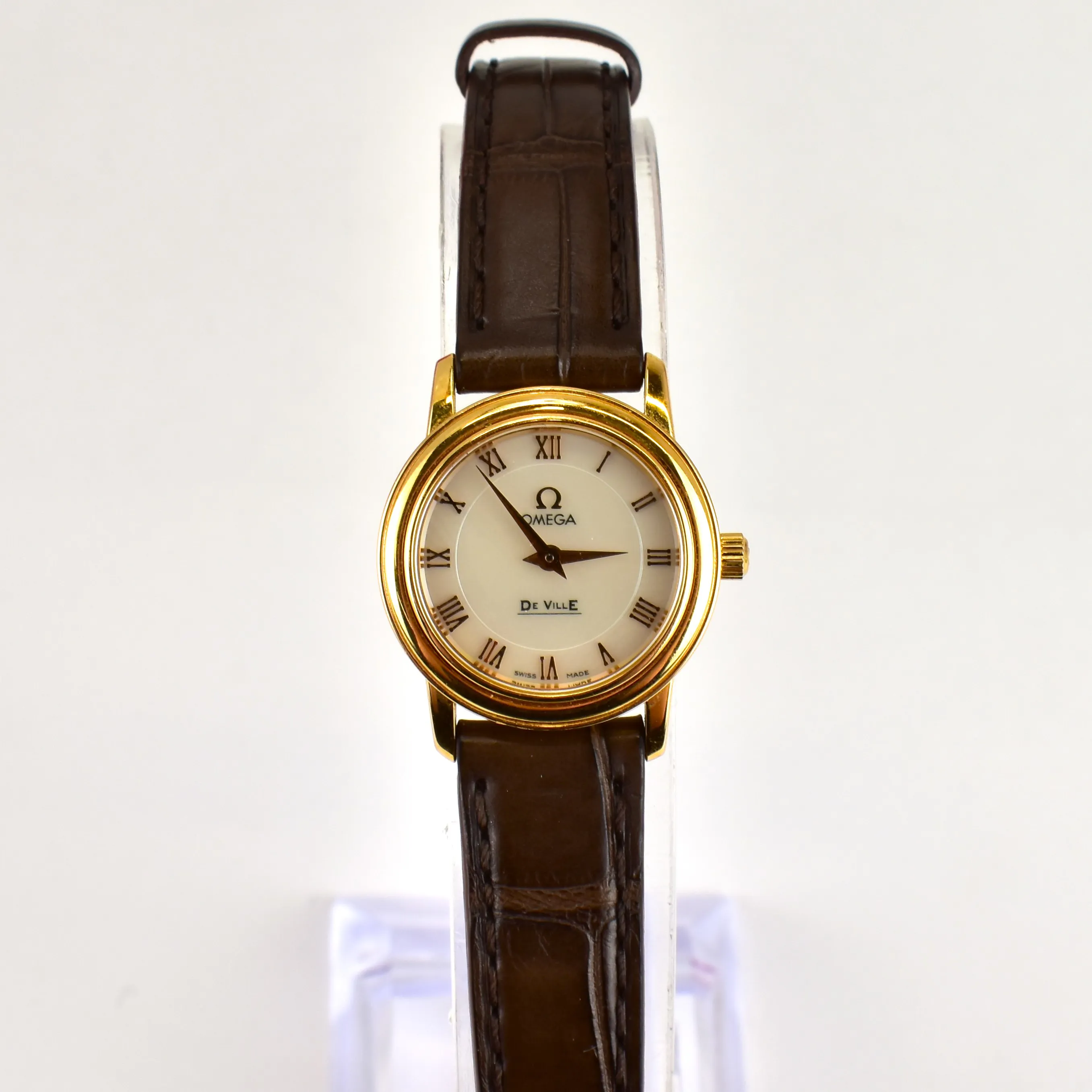 Omega De Ville Prestige Yellow gold Mother-of-pearl