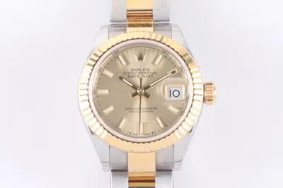 Rolex Lady-Datejust 279173 28mm Yellow gold and Stainless steel Champagne