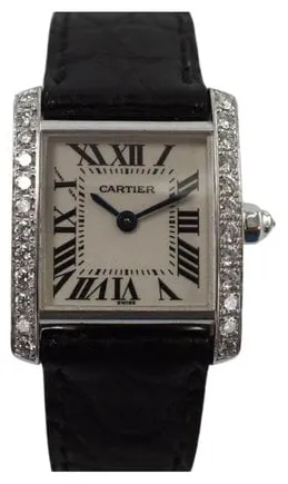 Cartier Tank 2403 20mm White gold White