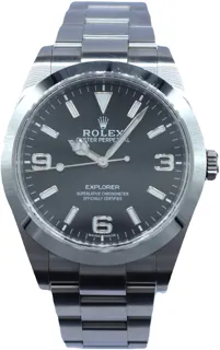 Rolex Explorer 214270 Stainless steel Black Quarter Arabic