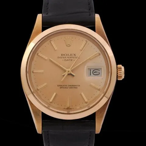 Rolex Oyster Perpetual Date 15008 34mm Yellow gold Gold