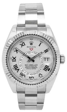 Rolex Sky-Dweller 326939 42mm White gold Ivory