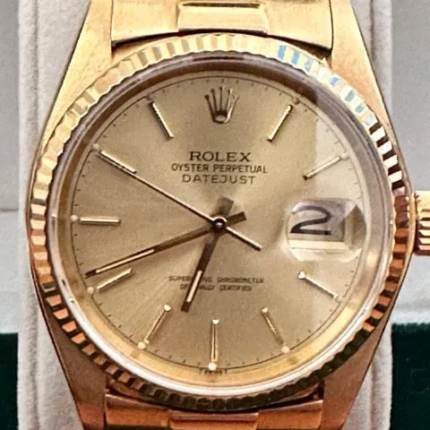 Rolex Datejust 36 16018 36mm Yellow gold Gold