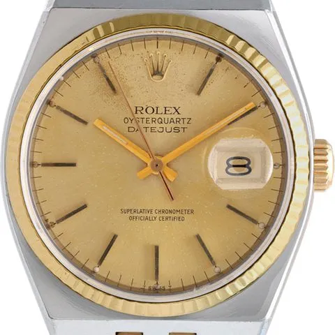 Rolex Datejust Oysterquartz 17013 36mm Stainless steel Gold
