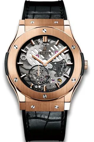 Hublot Classic Fusion 515.OX.0180.LR 45mm Rose gold Transparent