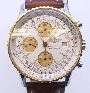 Breitling Navitimer 81610 Yellow gold and Stainless steel White