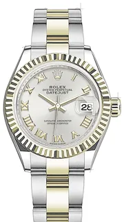 Rolex Lady-Datejust 279173 Yellow gold Silber