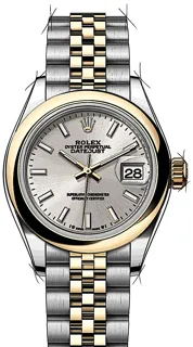 Rolex Lady-Datejust 279163 28mm Edelstahl / Gelbgold Silber