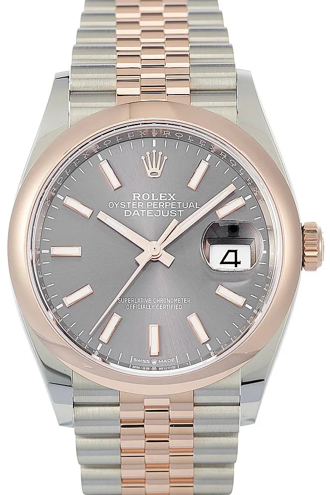 Rolex Datejust 36 126201 36mm Rose gold Grau