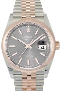 Rolex Datejust 36 126201 Rose gold Grau