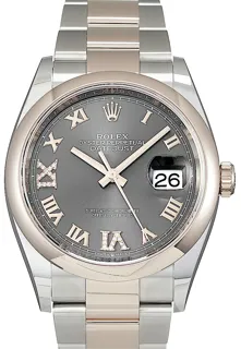 Rolex Datejust 36 126201 Rose gold Grau