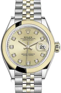 Rolex Lady-Datejust 279163 28mm Edelstahl / Gelbgold Golden