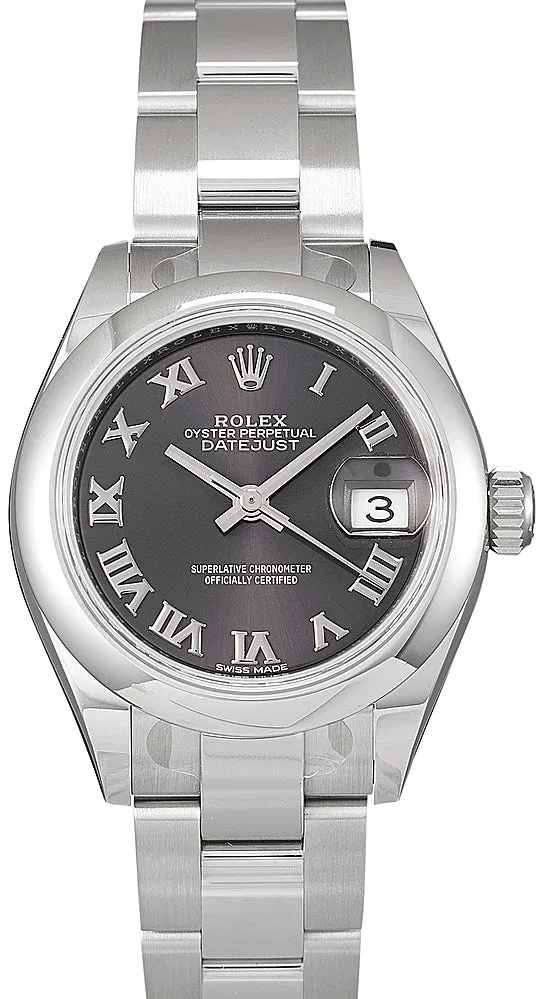 Rolex Lady-Datejust 279160 28mm Edelstahl Grau