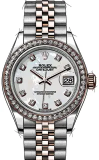 Rolex Lady-Datejust 279381RBR Rose gold Perlmutt