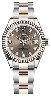 Rolex Lady-Datejust 279171 Rose gold Braun