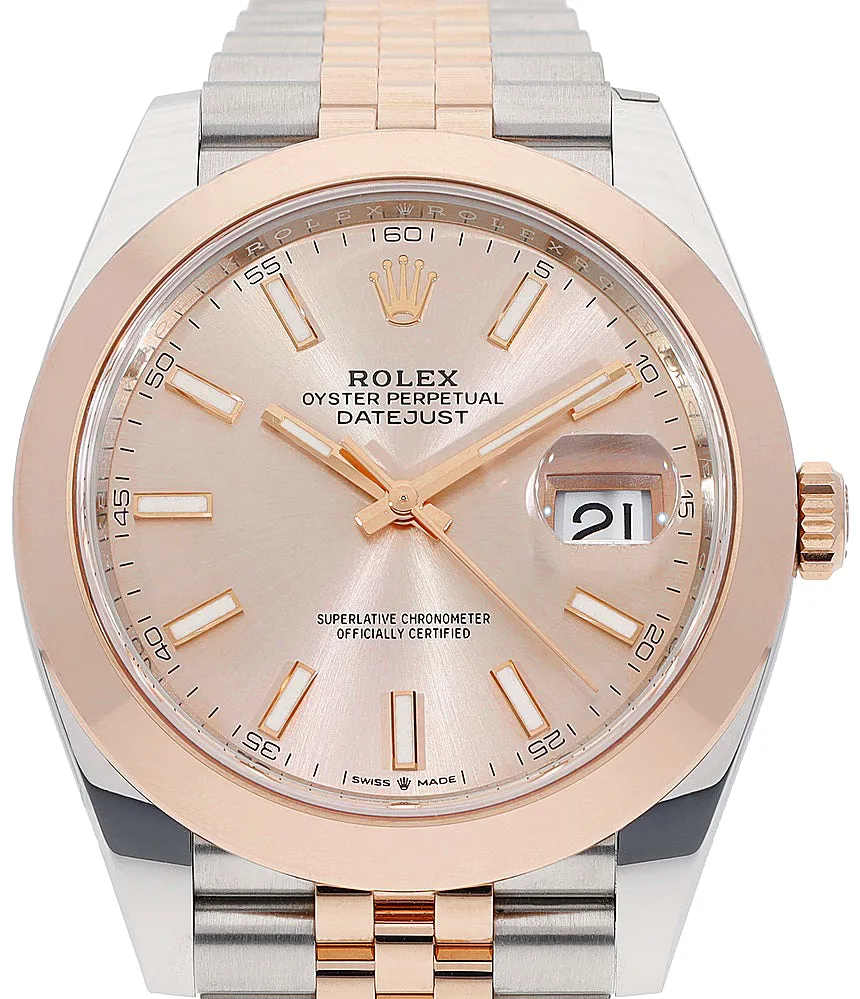 Rolex Datejust 41 126301 41mm Rose gold Rose