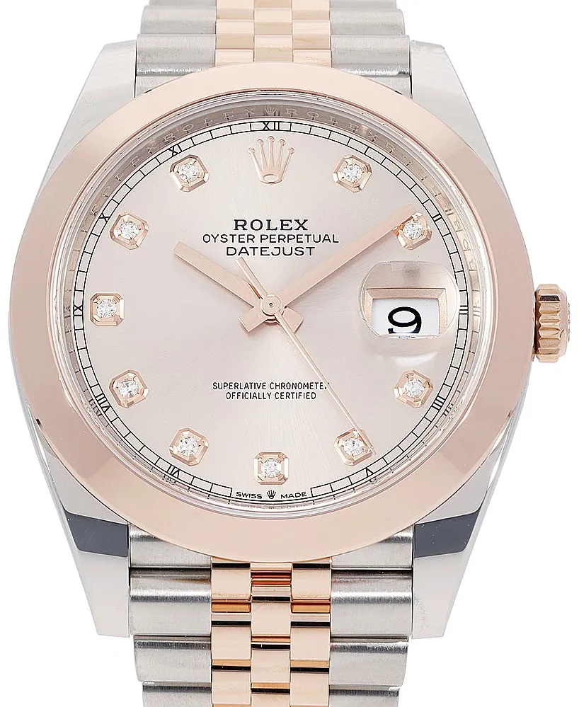 Rolex Datejust 41 126301 41mm Rose gold Rose