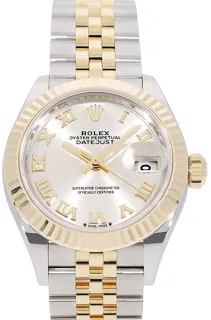 Rolex Lady-Datejust 279173 Yellow gold Silber