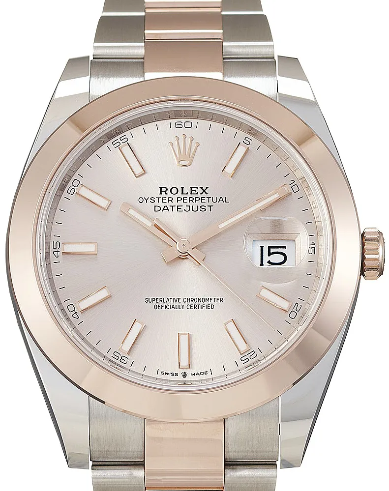 Rolex Datejust 41 126301 41mm Rose gold Rose