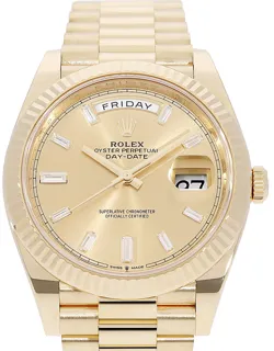 Rolex Day-Date 40 228238 Yellow gold Golden