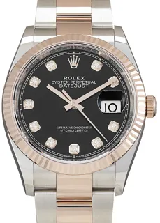 Rolex Datejust 36 126231 Rose gold Schwarz