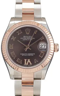 Rolex Datejust 31 278271 Rose gold Braun