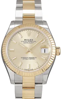 Rolex Datejust 31 278273 Yellow gold Golden