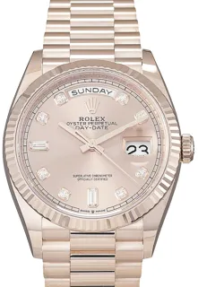 Rolex Day-Date 36 128235 Rose gold Pink