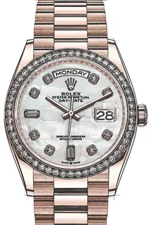 Rolex Day-Date 36 128345RBR 36mm Rose gold Perlmutt