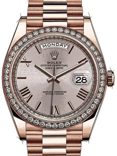 Rolex Day-Date 40 228345RBR Rose gold Violett