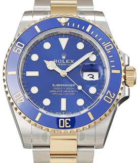 Rolex Submariner 126613LB Yellow gold Blau