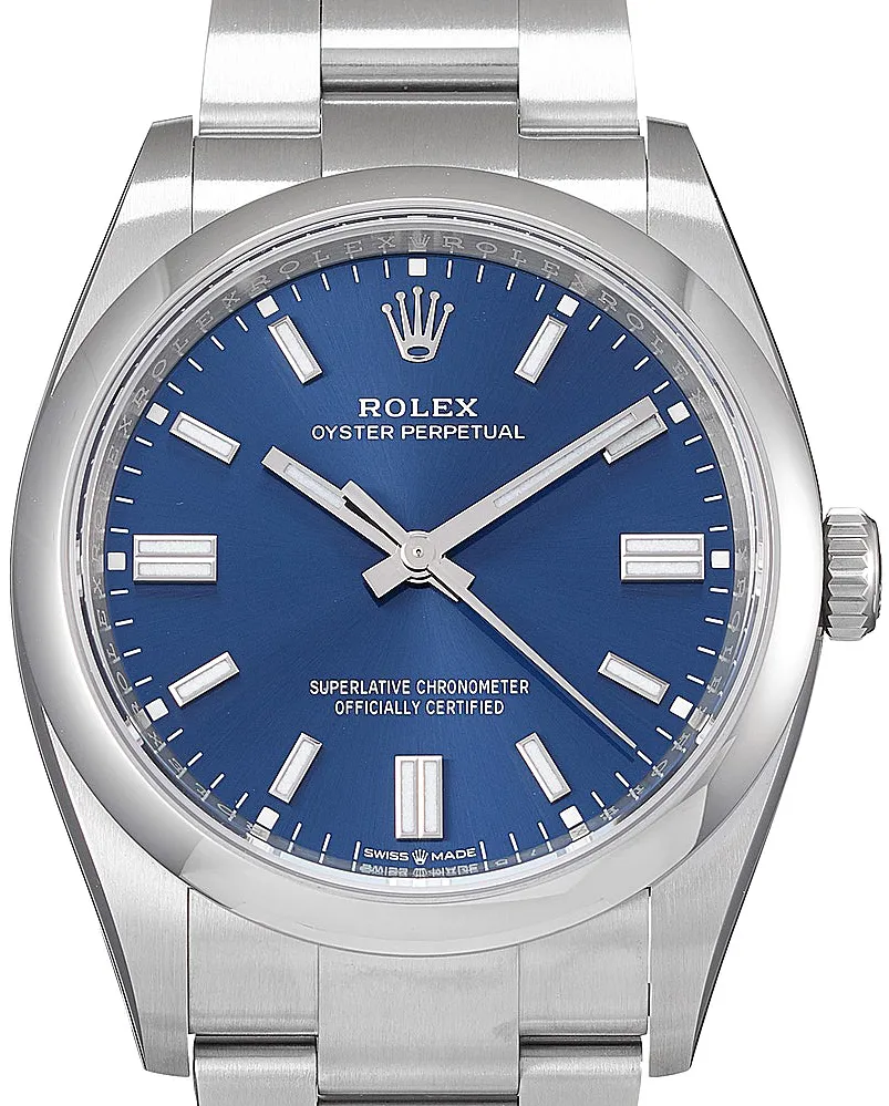 Rolex Oyster Perpetual 41 124300 41mm Edelstahl Blau