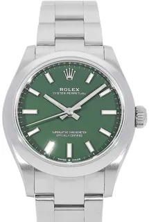 Rolex Oyster Perpetual 31 277200 Stainless steel Grün