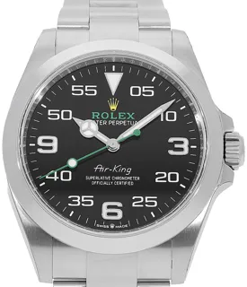 Rolex Air King 126900 Edelstahl Schwarz