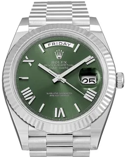 Rolex Day-Date 40 228236 Platin Grün