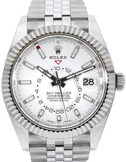 Rolex Sky-Dweller 336934 Edelstahl Weiß