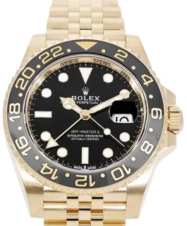 Rolex GMT-Master II 126718grnr Yellow gold Schwarz