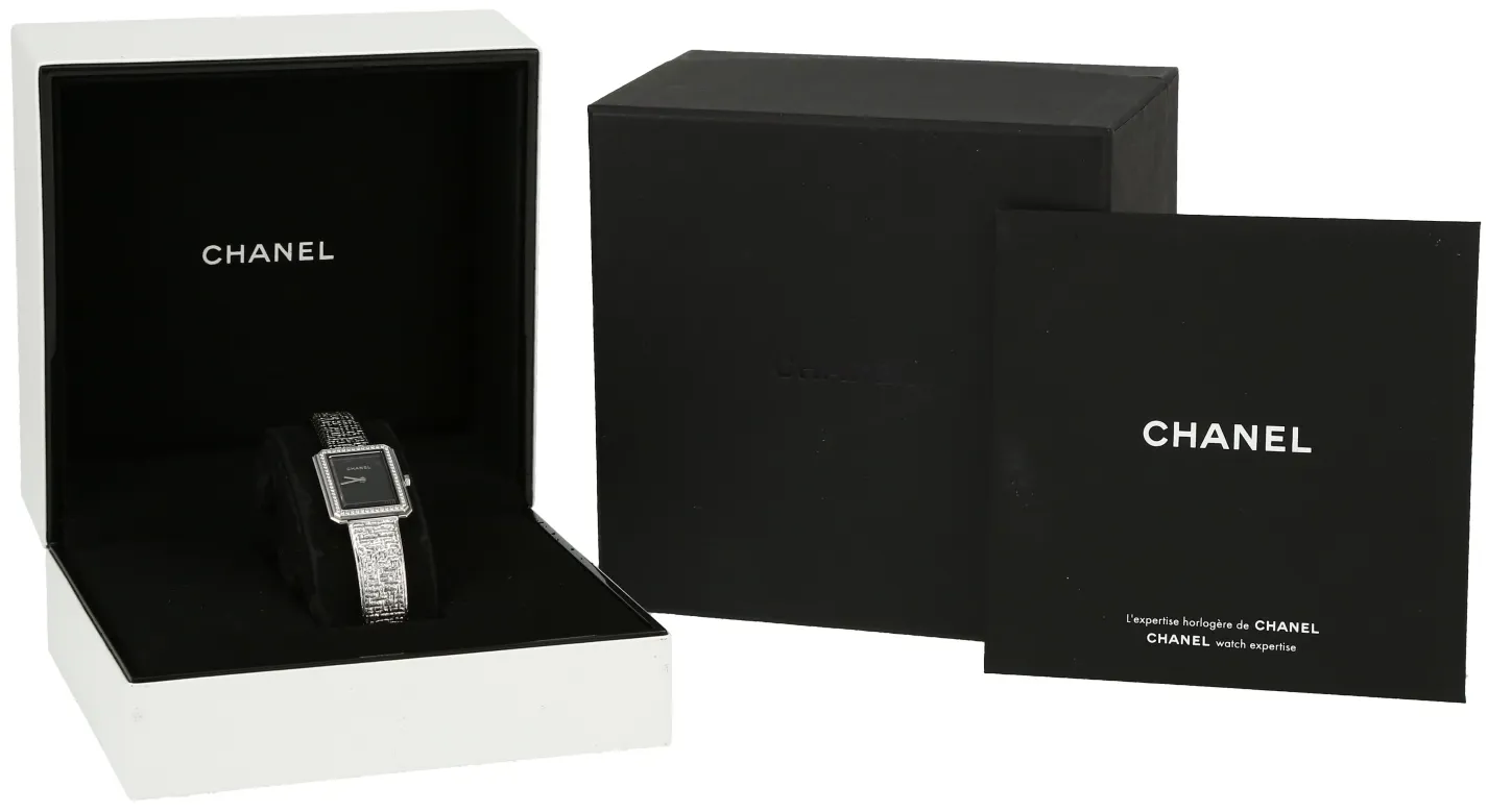 Chanel Boy-Friend H4877 22mm Stainless steel Black 2