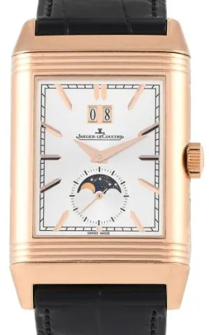 Jaeger-LeCoultre Reverso Q711252J 49.5mm Rose gold Silver