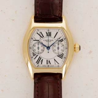 Cartier Tortue 2356 Yellow gold Silver