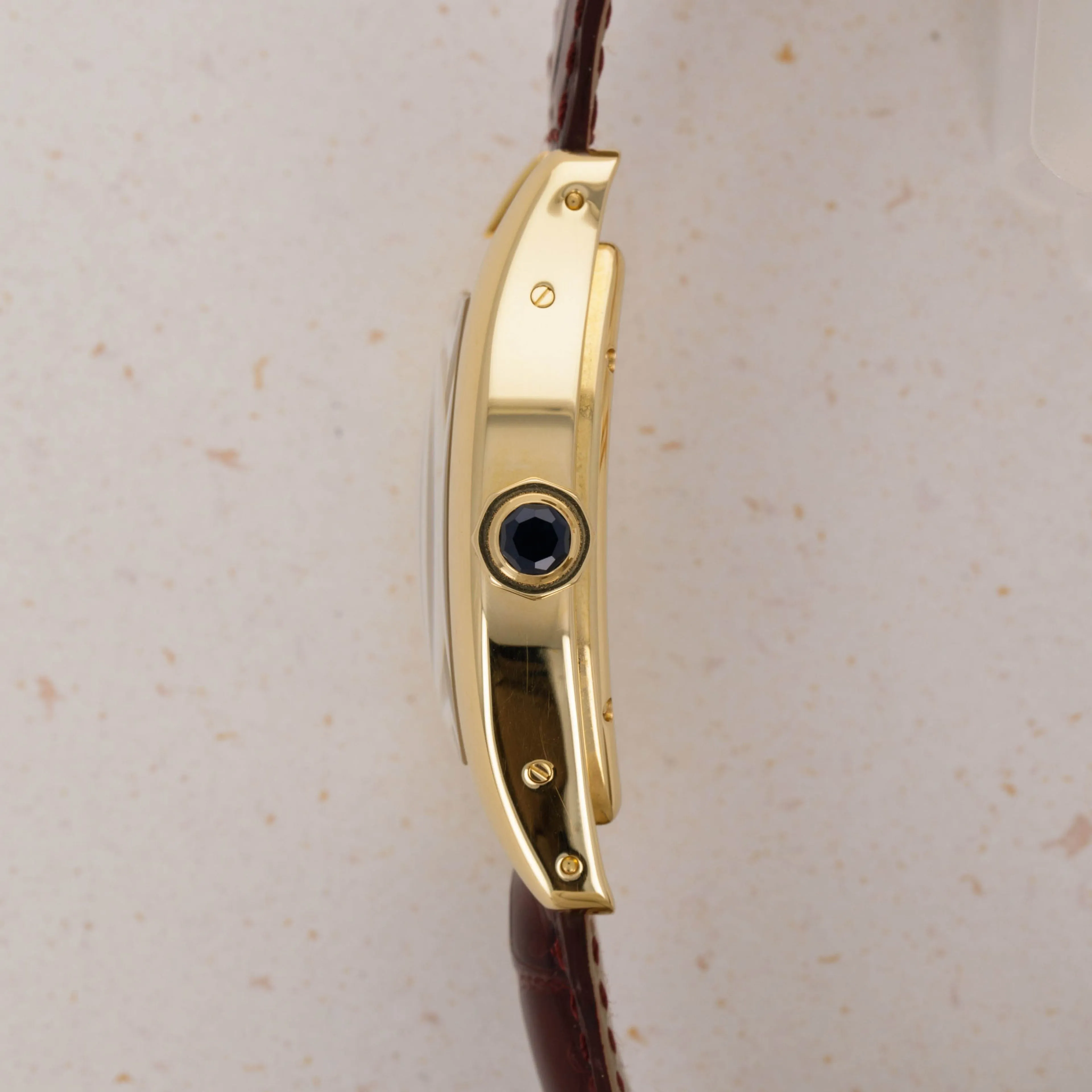 Cartier Tortue 2356 34mm Yellow gold Silver 6