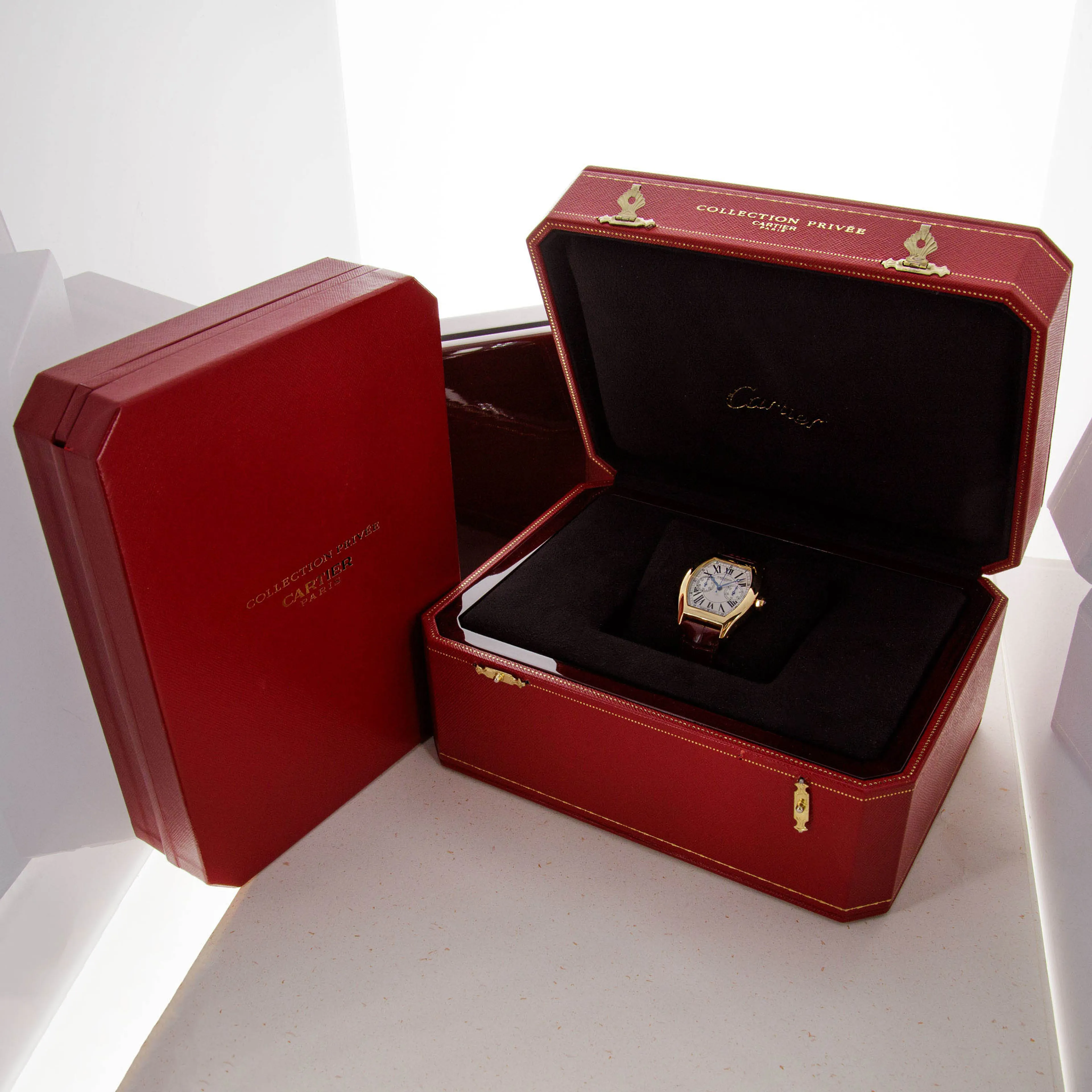 Cartier Tortue 2356 34mm Yellow gold Silver 13