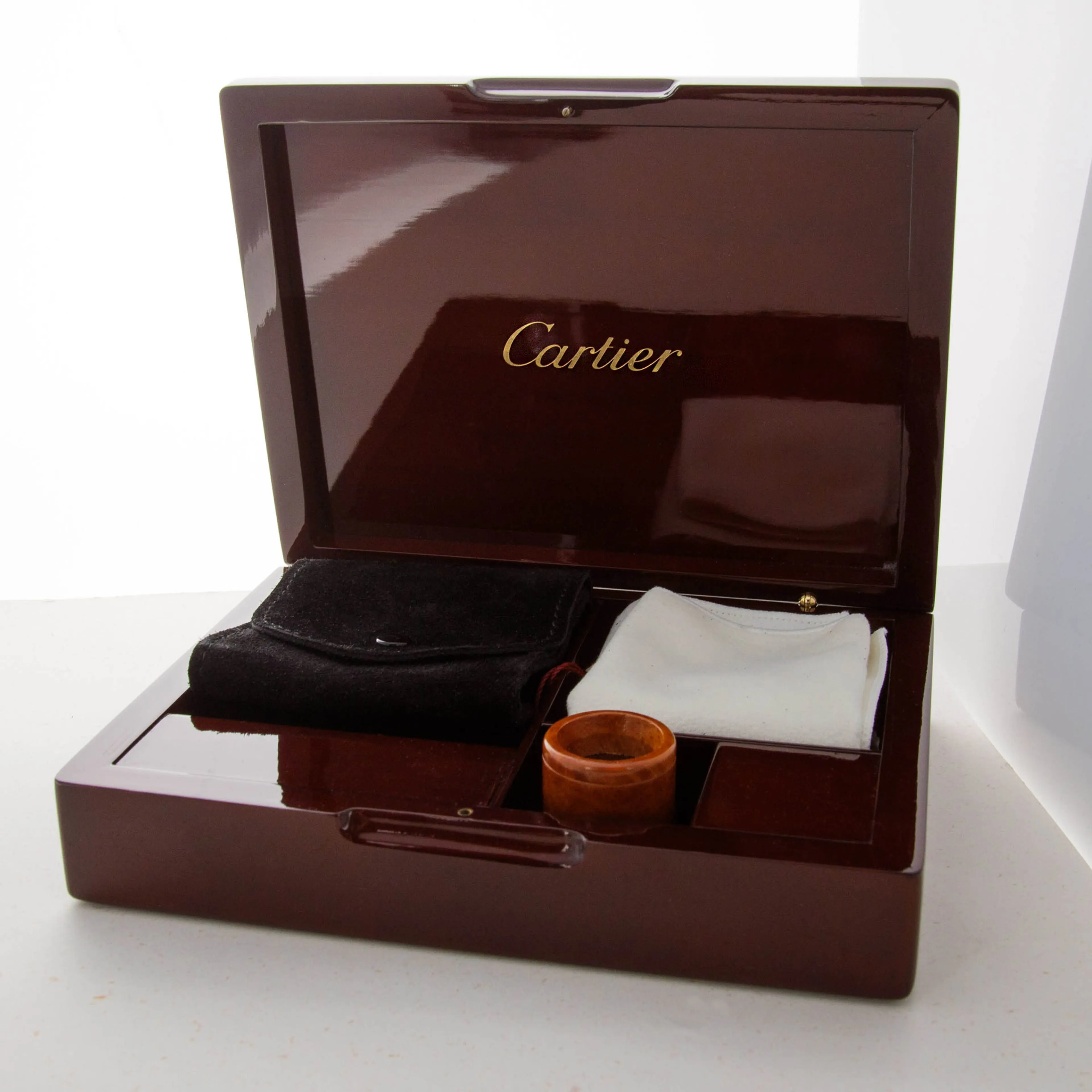 Cartier Tortue 2356 34mm Yellow gold Silver 14